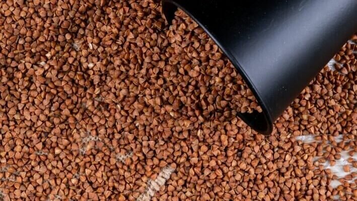 гречка рассыпалась из стакана