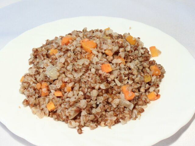 рецепт походной гречневой каши с овощами