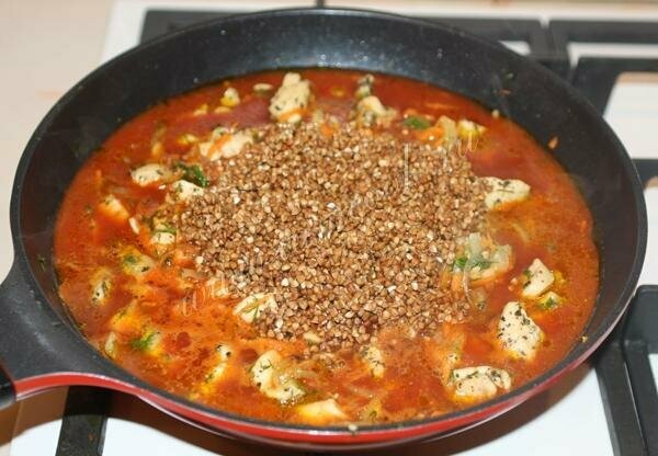 гречка с бараниной