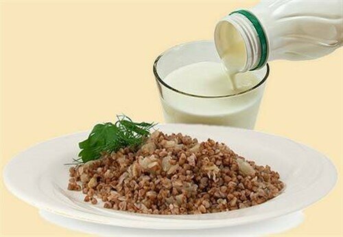 разгрузочный день на гречке с кефиром