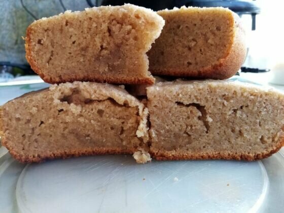 пирог на майонезе с гречневой мукой